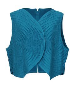 YACCOMARICARD / ヤッコマリカルド ベスト | 60CSソフトカツラギ雲紋スラッシュ ショートベスト