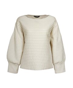 YACCOMARICARD / ヤッコマリカルド シャツ・ブラウス | サイフ総ピン部分ブティ袖ボリューム丸首長袖PO