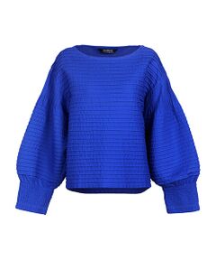 YACCOMARICARD / ヤッコマリカルド シャツ・ブラウス | サイフ総ピン部分ブティ袖ボリューム丸首長袖PO