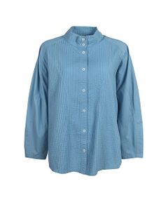 YACCOMARICARD / ヤッコマリカルド シャツ・ブラウス | ローン&サイフ前ピン袖後ウエーブ切り替え長袖シャツ