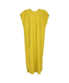 YACCOMARICARD / ヤッコマリカルド ロング・マキシ丈ワンピース | キャラコ部分ピン 斜めアシメピン 衿ナシフレンチ袖 OP