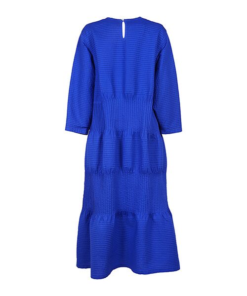 YACCOMARICARD / ヤッコマリカルド ロング・マキシ丈ワンピース | サイフ総ピン縦横ピン丸首長袖ロング丈ワンピース | 詳細2