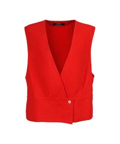 YACCOMARICARD / ヤッコマリカルド ベスト | ブロード総ピンスリットデザインショートベスト