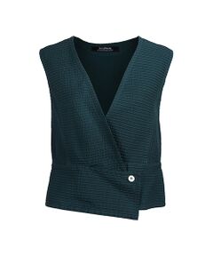 YACCOMARICARD / ヤッコマリカルド ベスト | ブロード総ピンスリットデザインショートベスト