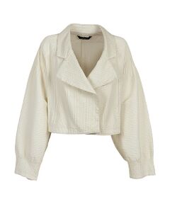 YACCOMARICARD / ヤッコマリカルド テーラードジャケット | サイフ総ピンテーラー襟袖ボリュームショート丈JK