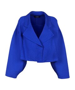 YACCOMARICARD / ヤッコマリカルド テーラードジャケット | サイフ総ピンテーラー襟袖ボリュームショート丈JK