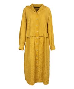 YACCOMARICARD / ヤッコマリカルド トレンチコート | サイフ&カツラギフード付ペプラムデザインロングコート