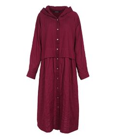 YACCOMARICARD / ヤッコマリカルド トレンチコート | サイフ&カツラギフード付ペプラムデザインロングコート