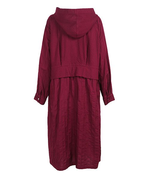 YACCOMARICARD / ヤッコマリカルド トレンチコート | サイフ&カツラギフード付ペプラムデザインロングコート | 詳細2