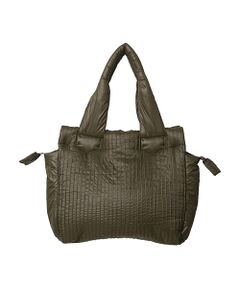 YACCOMARICARD / ヤッコマリカルド トートバッグ | 高密ナイロンキルト 続きマチ風部分ピン ボストンBag