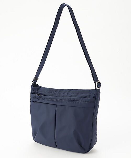 Y'SACCS / イザック ショルダーバッグ | ナイロンタフタショルダーバッグ たて型（ネイビー系その他）