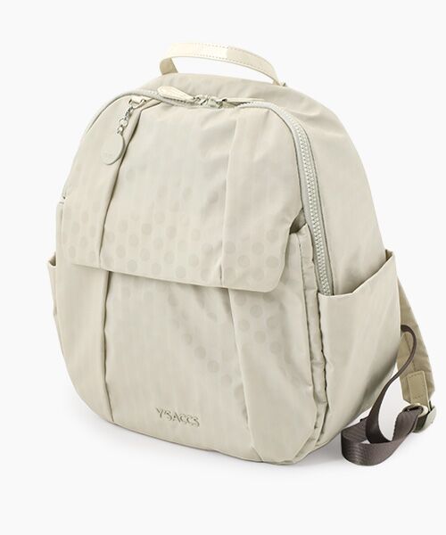 Y'SACCS / イザック リュック・バックパック | Polka Dots リュックサック（アイボリー）