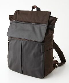 Y'SACCS / イザック リュック・バックパック | レザーコンビナイロンシリーズ リュックサック Mサイズ