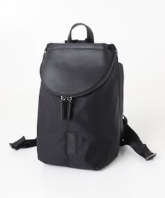 【CORDURA×リサイクルレザー】ラウンドフラップミニリュック