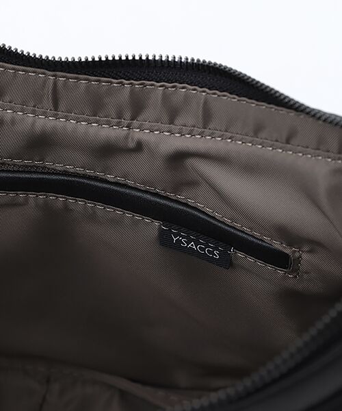 Y'SACCS / イザック ショルダーバッグ | ツイルナイロン　カーブショルダー　Sサイズ | 詳細1