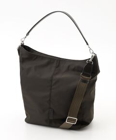 Y'SACCS / イザック ショルダーバッグ | ツイルナイロン　カーブショルダー　Mサイズ