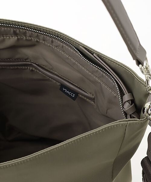 Y'SACCS / イザック ショルダーバッグ | ツイルナイロン　カーブショルダー　Mサイズ | 詳細8