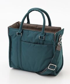 Y'SACCS / イザック トートバッグ | ツイルナイロン　スクエアトート　Sサイズ