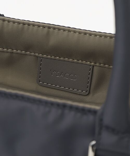Y'SACCS / イザック トートバッグ | ツイルナイロン　スクエアトート　Sサイズ | 詳細2