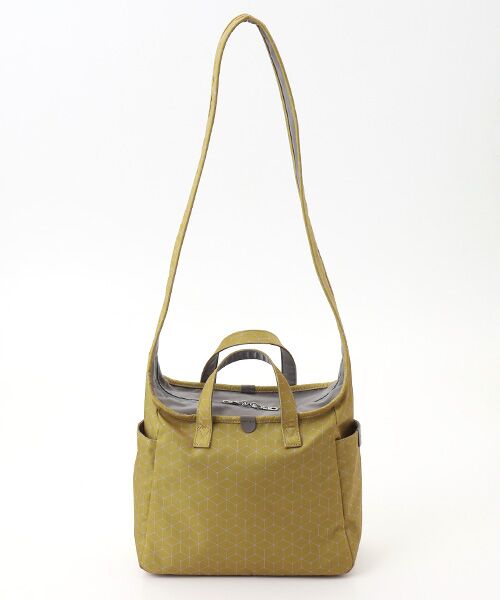 Y'SACCS / イザック ショルダーバッグ | キュービック×ポイントドット　2WAYトート＆ショルダー　Sサイズ | 詳細4