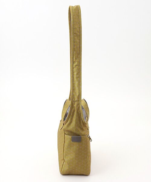 Y'SACCS / イザック ショルダーバッグ | キュービック×ポイントドット　2WAYトート＆ショルダー　Sサイズ | 詳細5