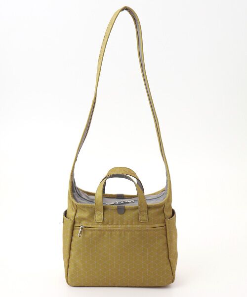 Y'SACCS / イザック ショルダーバッグ | キュービック×ポイントドット　2WAYトート＆ショルダー　Sサイズ | 詳細6