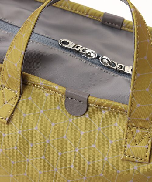 Y'SACCS / イザック ショルダーバッグ | キュービック×ポイントドット　2WAYトート＆ショルダー　Sサイズ | 詳細9