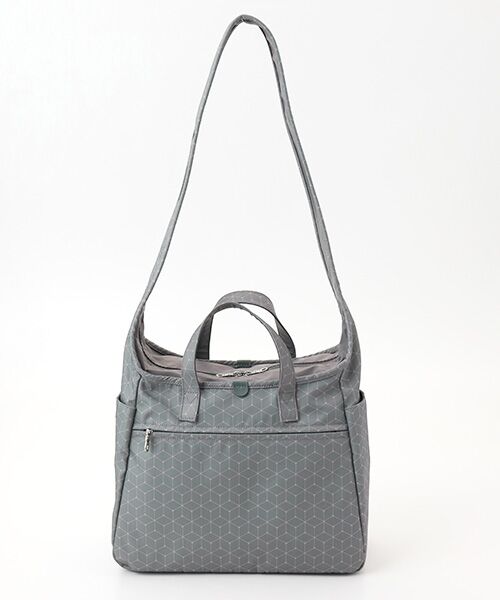 Y'SACCS / イザック ショルダーバッグ | キュービック×ポイントドット　2WAYトート＆ショルダー　Mサイズ | 詳細4