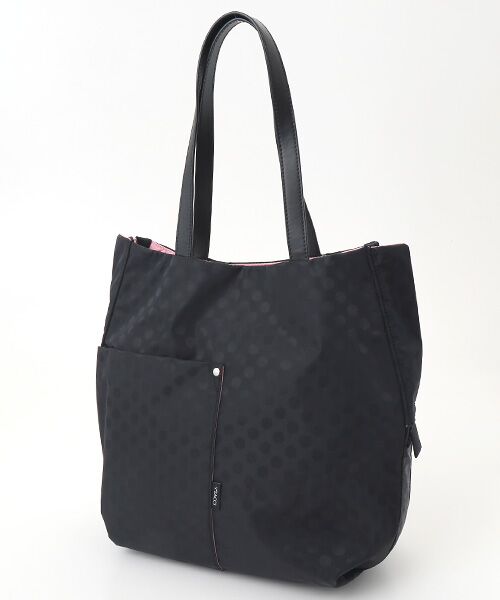 Y'SACCS/イザック 小西真奈美×Y'SACCS Polka Dots デイリートートバッグ ブラック FREE Y'SACCS/イザック 小西真奈美×Y'SACCS Polka Dots デイリートートバッグ ブラック FREE