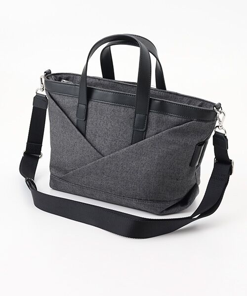 Y'SACCS/イザック リネンライク イニシャルトート Sサイズ ブラック FREE Y'SACCS/イザック リネンライク イニシャルトート Sサイズ ブラック FREE