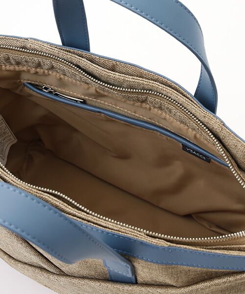 Y'SACCS / イザック トートバッグ | リネンライク　イニシャルトート　Sサイズ | 詳細4