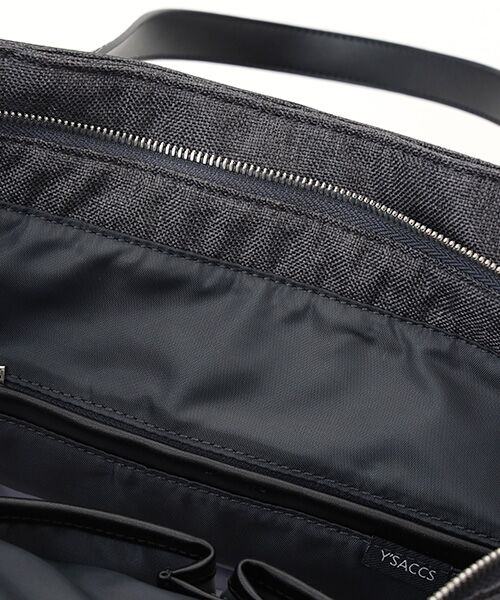 Y'SACCS / イザック トートバッグ | リネンライク　イニシャルトート　Mサイズ | 詳細1