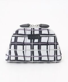 Y'SACCS / イザック ポーチ | 総柄プリントハーフムーンポーチ