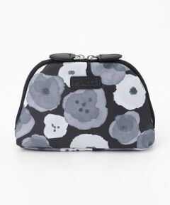 Y'SACCS / イザック ポーチ | 総柄プリントハーフムーンポーチ
