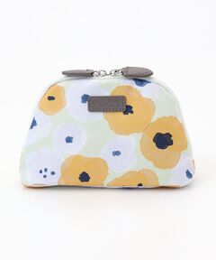 Y'SACCS / イザック ポーチ | 総柄プリントハーフムーンポーチ