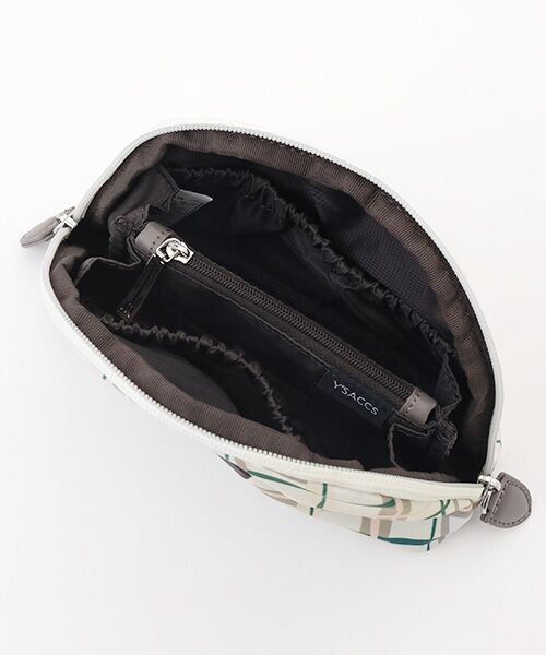 Y'SACCS / イザック ポーチ | 総柄プリントハーフムーンポーチ | 詳細4