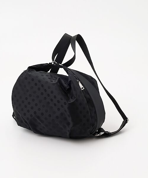 Y'SACCS/イザック 【Y'SACCS vous et】ドットジャカード2WAYリュック ブラック FREE Y'SACCS/イザック 【Y'SACCS vous et】ドットジャカード2WAYリュック ブラック FREE