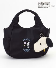 Y'SACCS / イザック トートバッグ | SNOOPYデザイン ギャザー2wayミニトート