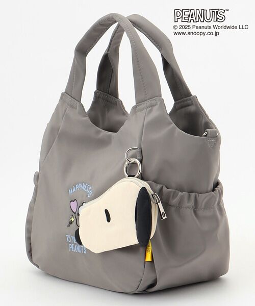 Y'SACCS / イザック トートバッグ | SNOOPYデザイン ギャザー2wayミニトート | 詳細13