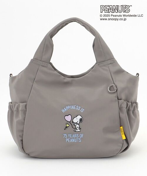 Y'SACCS / イザック トートバッグ | SNOOPYデザイン ギャザー2wayミニトート | 詳細16
