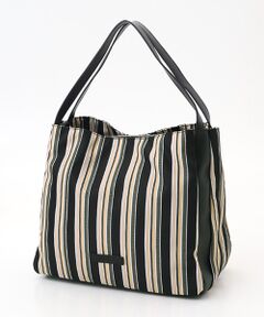 Y'SACCS / イザック トートバッグ | マルチストライプ すっきりトート Mサイズ