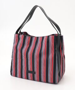 Y'SACCS / イザック トートバッグ | マルチストライプ すっきりトート Mサイズ