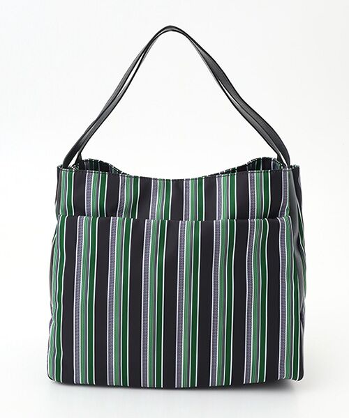 Y'SACCS / イザック トートバッグ | マルチストライプ すっきりトート Mサイズ | 詳細3