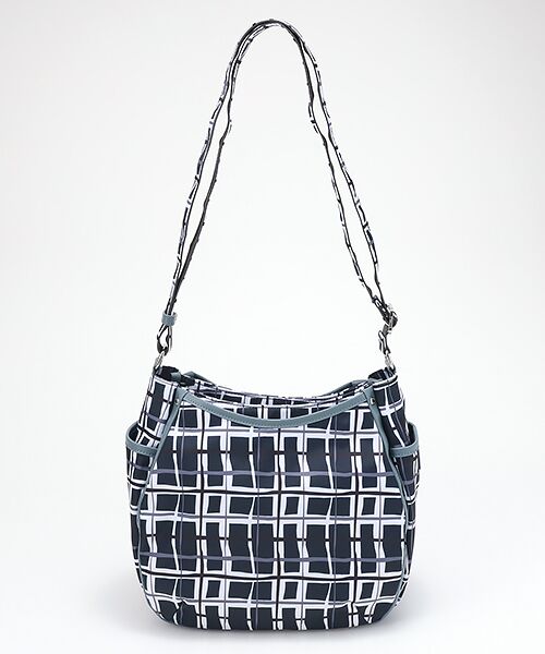 Y'SACCS / イザック ショルダーバッグ | ドローイングチェックショルダーバッグ | 詳細1