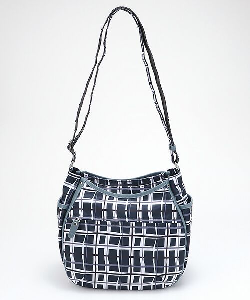 Y'SACCS / イザック ショルダーバッグ | ドローイングチェックショルダーバッグ | 詳細3