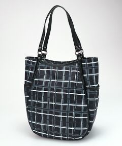 Y'SACCS / イザック トートバッグ | ドローイングチェックトートバッグ