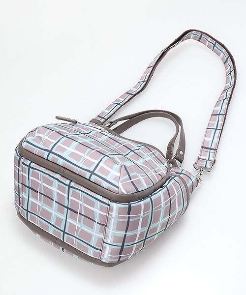 Y'SACCS / イザック トートバッグ | ドローイングチェック2WAYミニトート | 詳細4