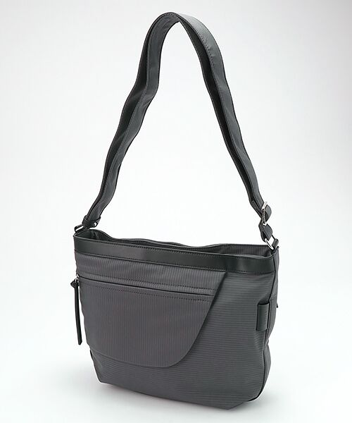 Y'SACCS/イザック コーデュロイライクナイロンショルダー グレー FREE Y'SACCS/イザック コーデュロイライクナイロンショルダー グレー FREE
