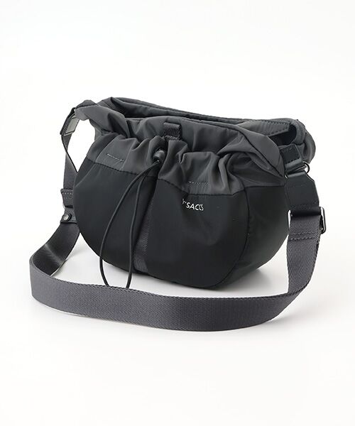 Y'SACCS / イザック ショルダーバッグ | ドローストリング コンビカラーショルダー mini | 詳細6
