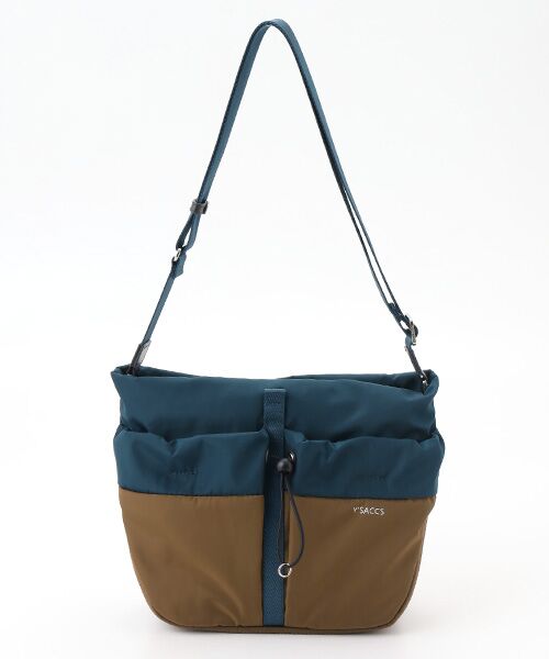 Y'SACCS / イザック ショルダーバッグ | ドローストリング コンビカラーショルダー | 詳細1